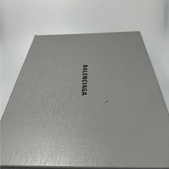 Balenciaga Knife Sequin High Heel Sock Booties Silver Women’s EU 37/US 7 - Picture 8 of 9